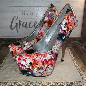 🍁 Rosette Stilettos 7.5